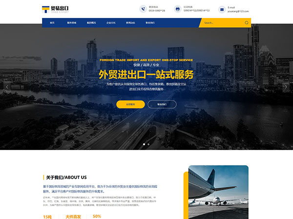 郑州贸易出口网站案例分享